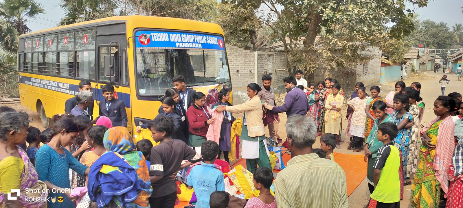 Cloths Distribution